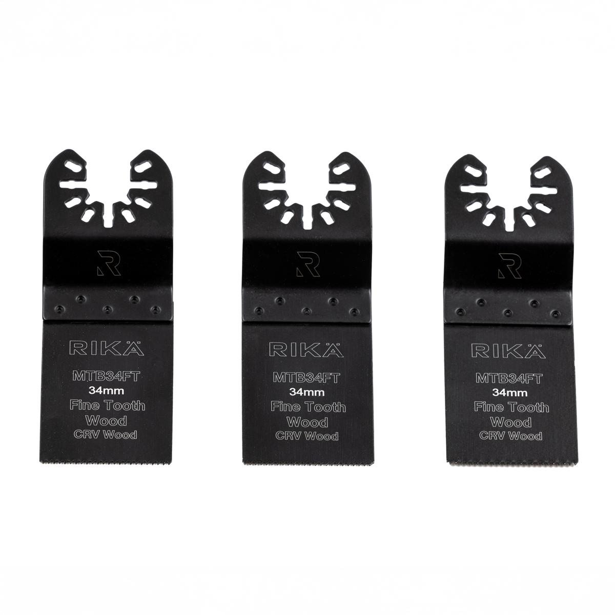 Rikä MTB34FT 34mm Fine Tooth Multi Tool Saw Blade 3pk