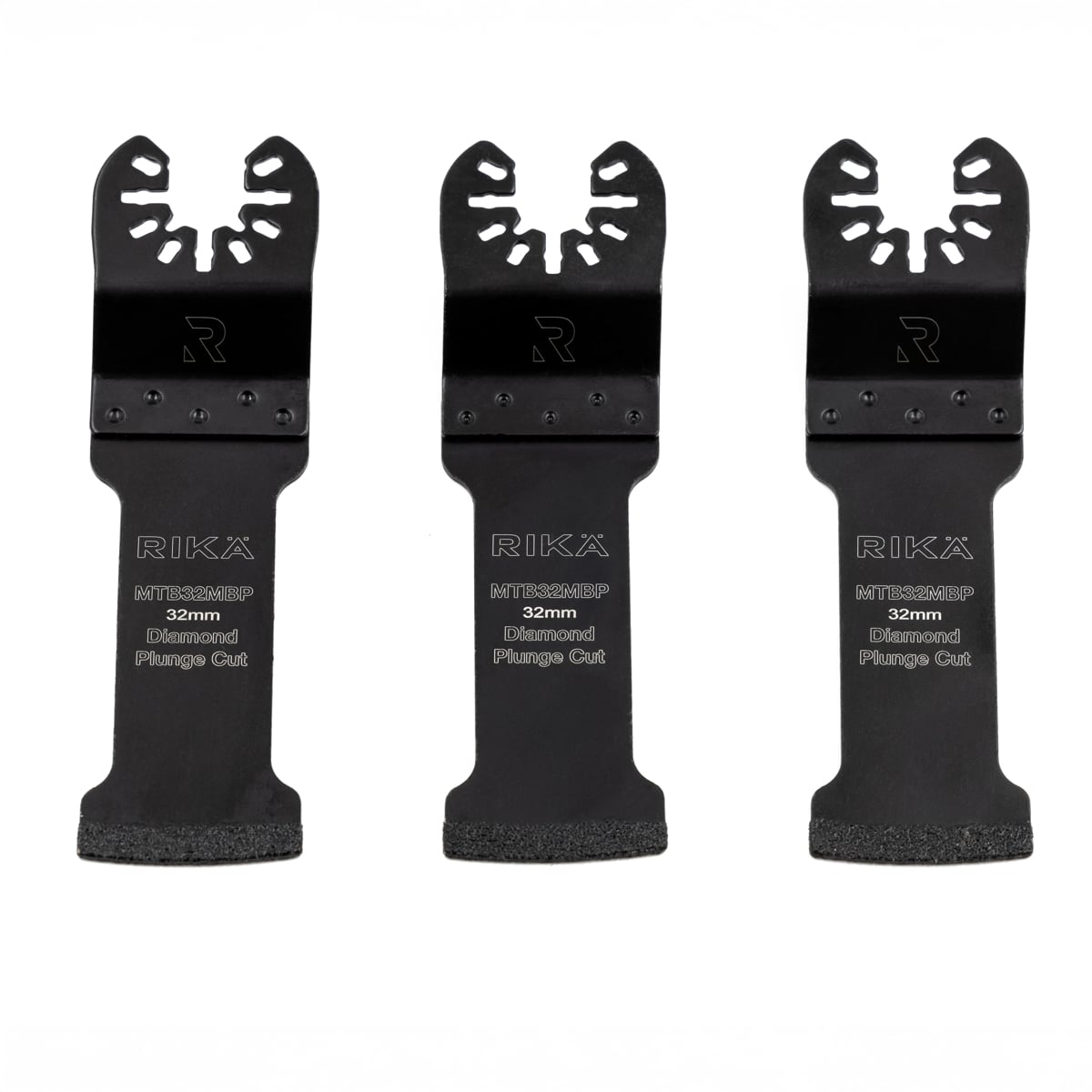 Rikä MTB32MBP 32mm Mortar Buster Diamond Plunge Cut Blade 3pk