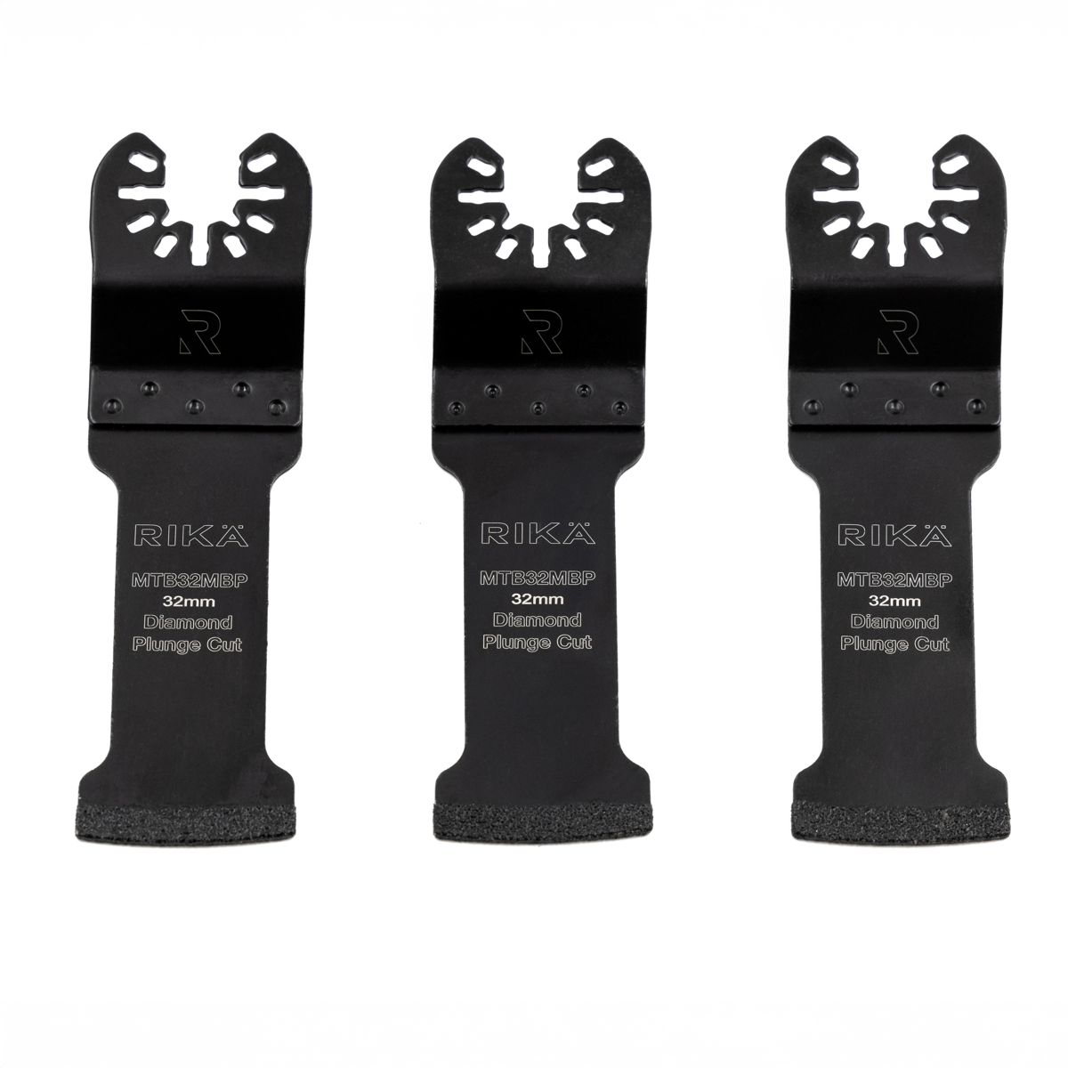 Rikä MTB32MBP 32mm Mortar Buster Diamond Plunge Cut Blade 3pk