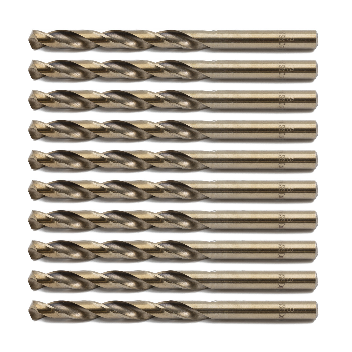 Rikä HSSR053 Hss Cobalt Drill Bit 8.0 x 117mm 10pk