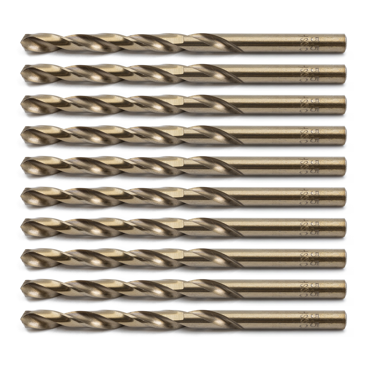 Rikä HSSR049 Hss Cobalt Drill Bit 5.5 x 93mm 10pk