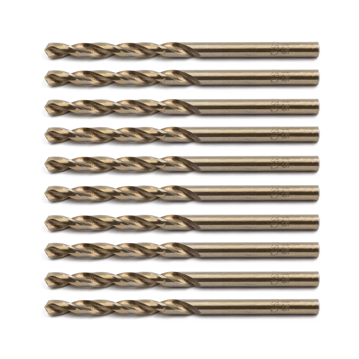 Rikä HSSR045 Hss Cobalt Drill Bit 4.5 x 80mm 10pk
