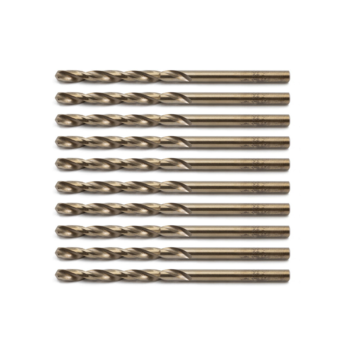 Rikä HSSR042 Hss Cobalt Drill Bit 3.8 x 70mm 10pk