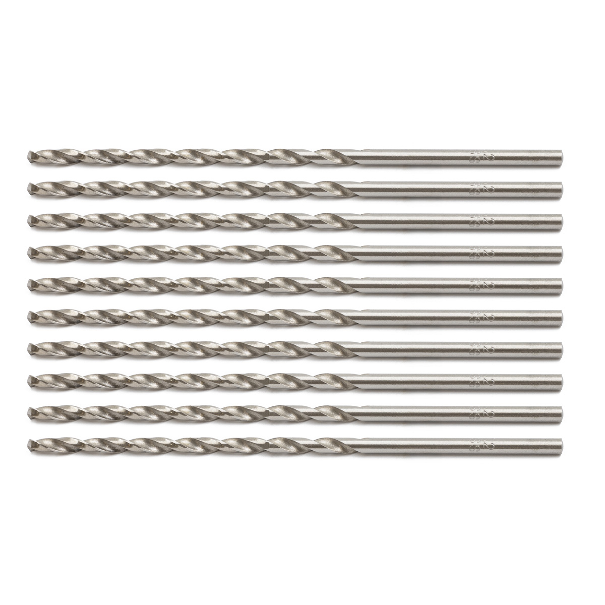 Rikä HSSR027 Hss Long Drill Bit 3.2 x 106mm 10pk