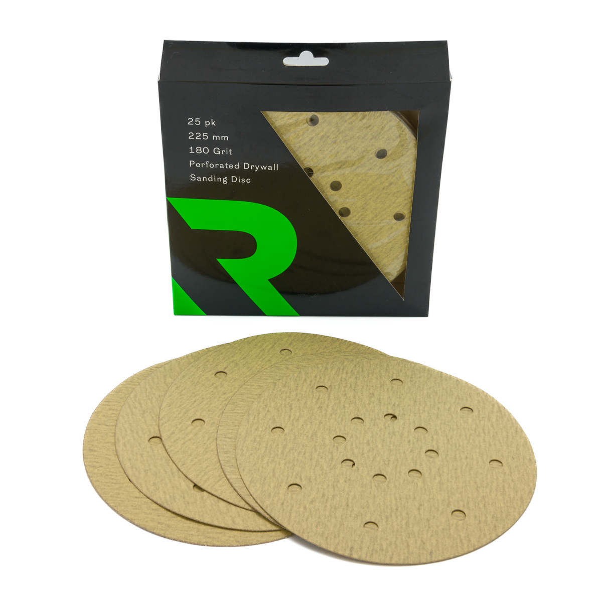Rikä ABRR021 Drywall Sanding Disc perforated 225mm 180 Grit 25pk