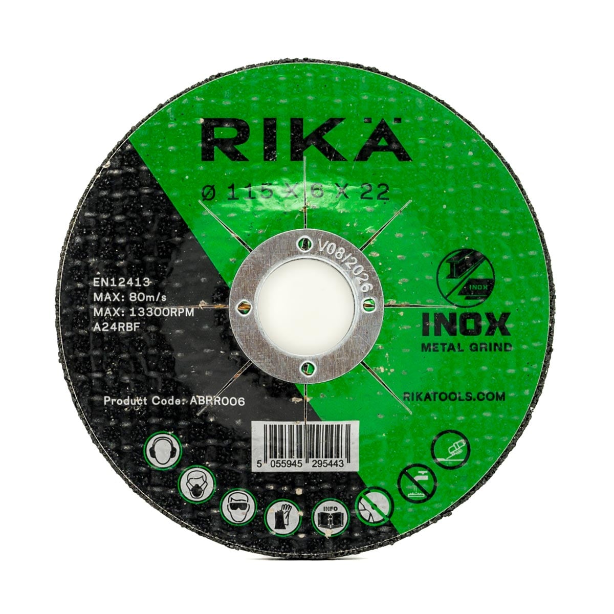 Rikä ABRR006 Metal Grinding Disc 115 x 6 x 22mm