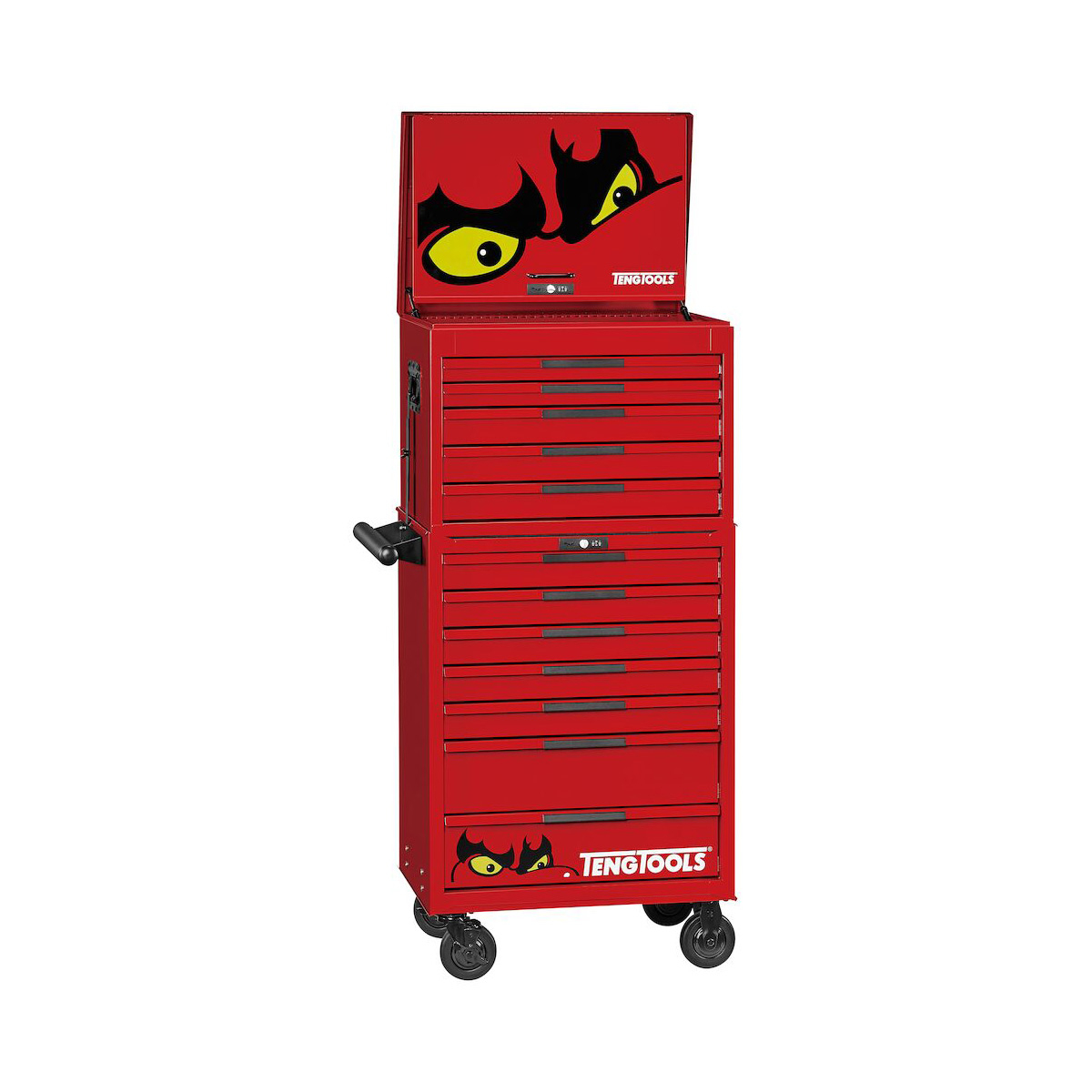 Teng Tools 26in PRO35™ Stack FOAM Tool Kit 702 Pieces Red