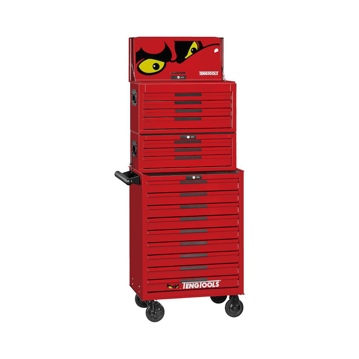 Teng Tools 26in PRO35™ Stack Tool Kit 753 Pieces Red