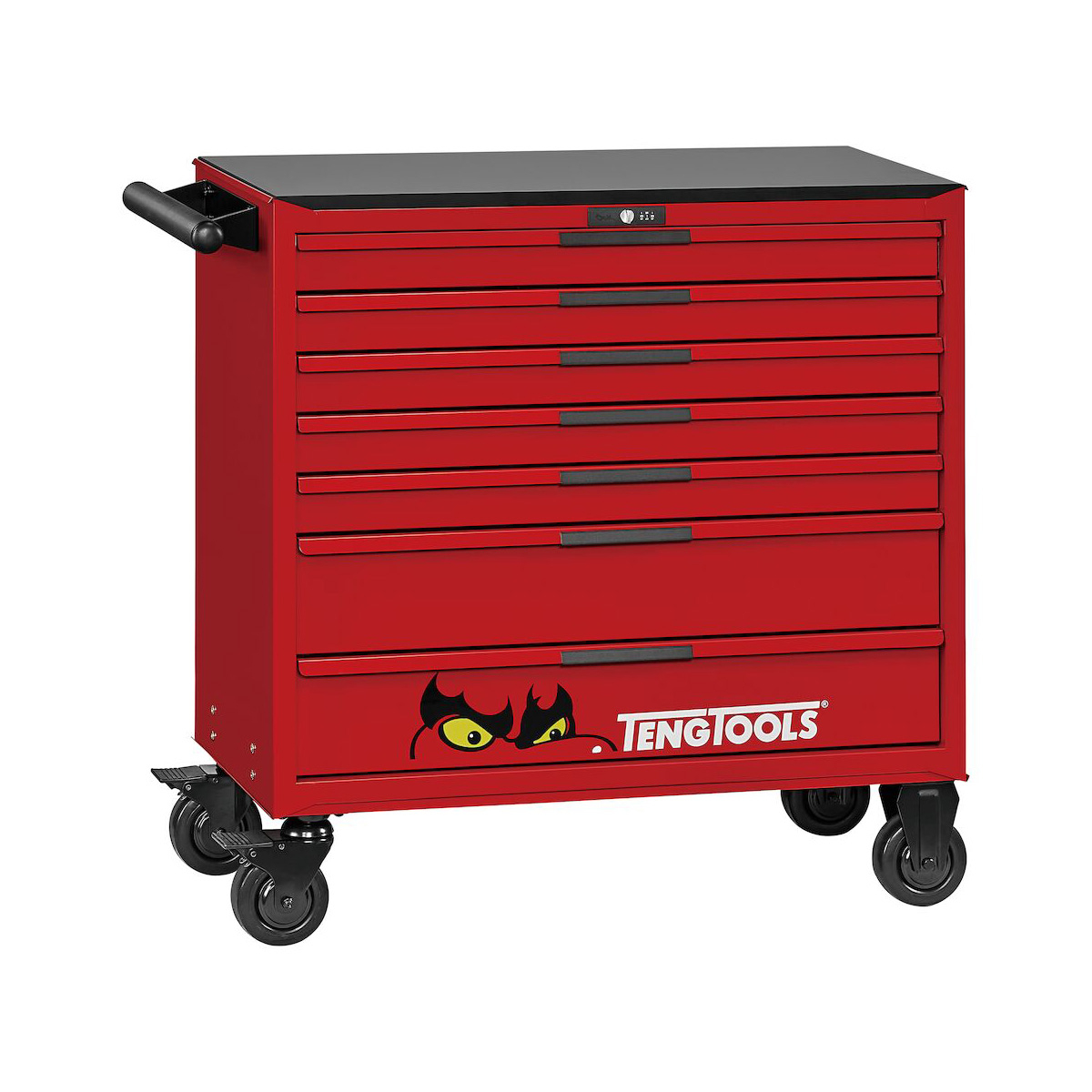 Teng Tools 37in PRO35™ Roller Cabinet Tool Kit 663 Pieces Red