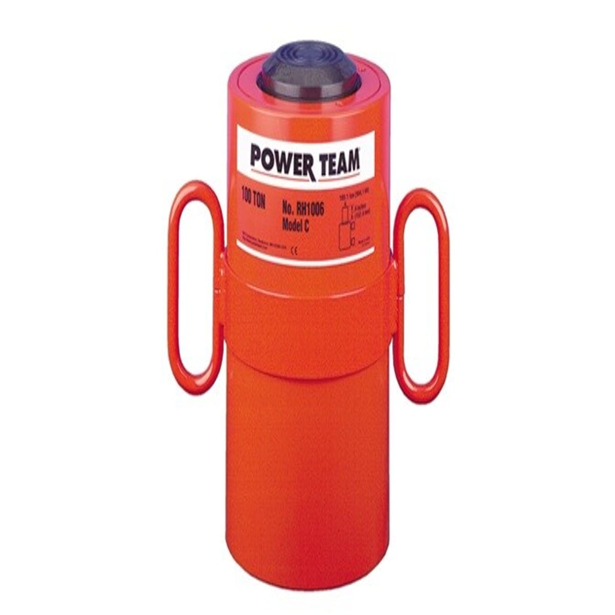 Power Team 100 Ton Centre Hole Cylinder Double Acting 6 Inch Stroke 700 Bar