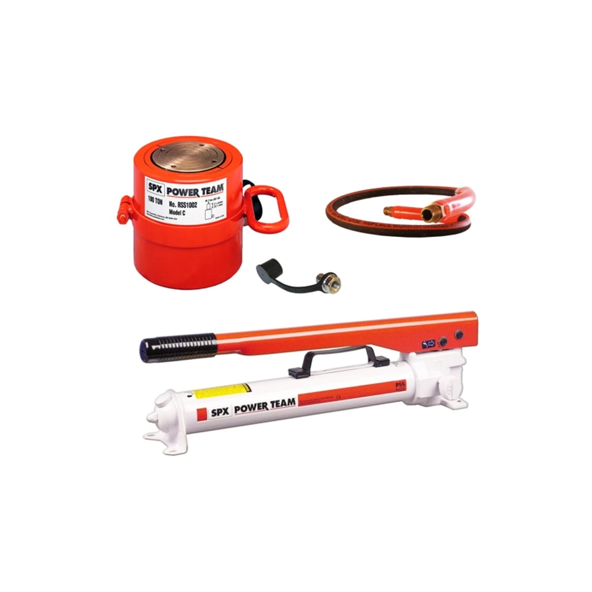Power Team RPS1002 Cyl & Pump Set 100 Ton 2-1/4stroke