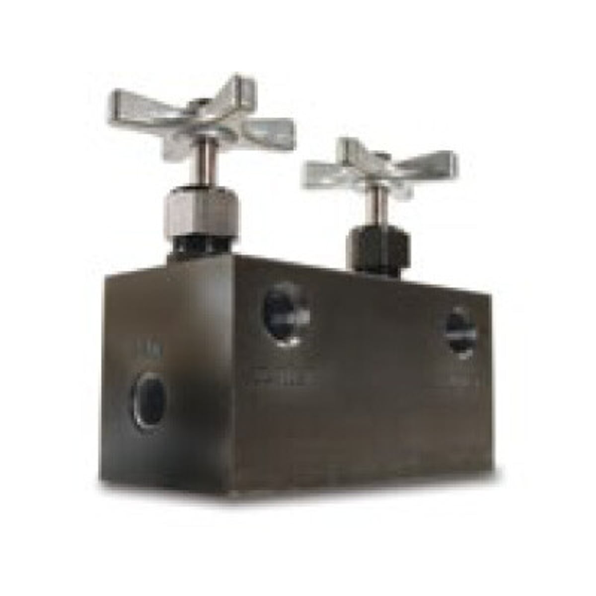 Power Team 9642 Manifold 2 Needle Valves 3/8nptf