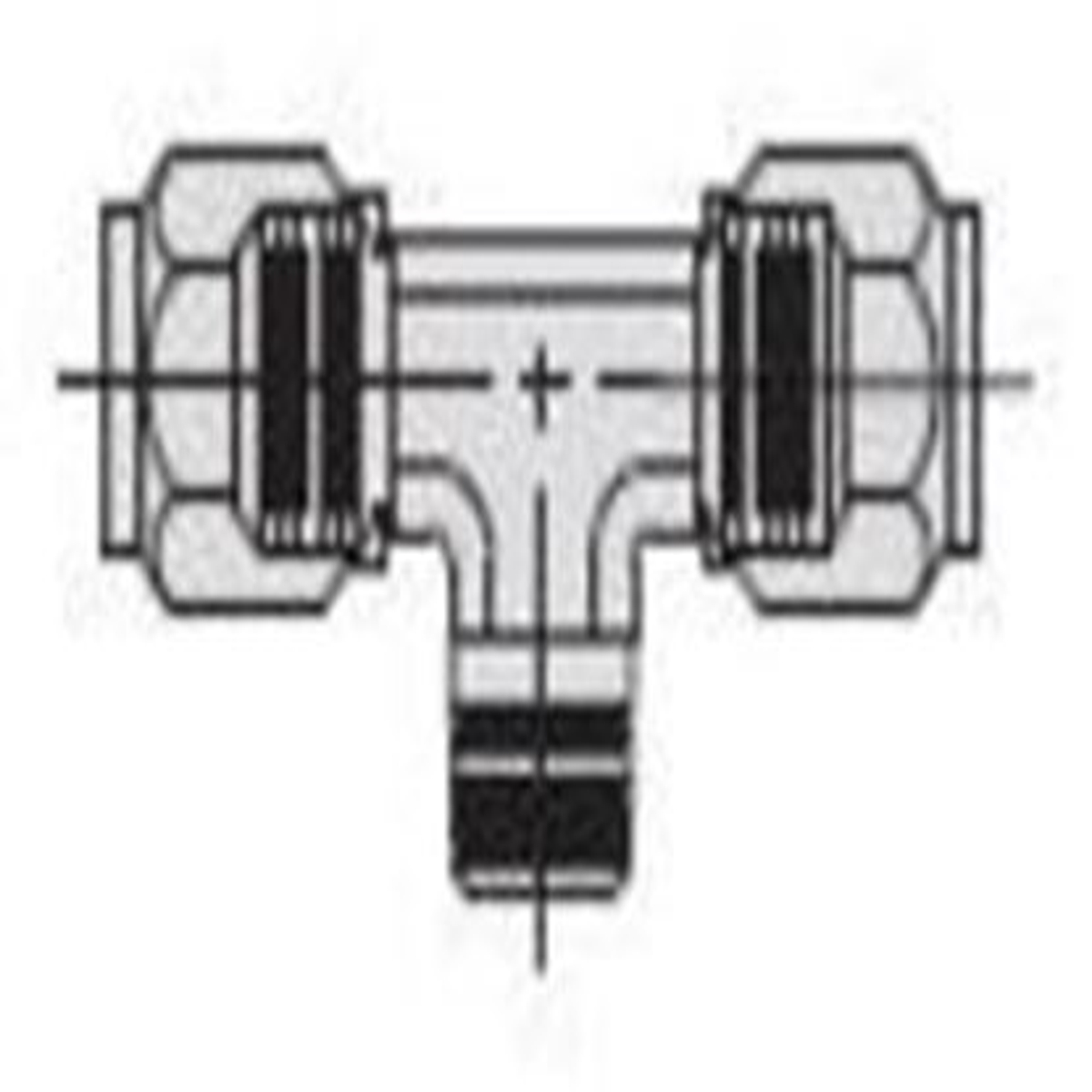 Power Team 9697 Fitting Branch Tee 1/4 Nptf