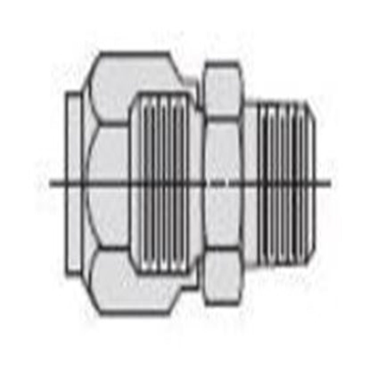 Power Team 9692 Connector Straight 3/8 Nptf