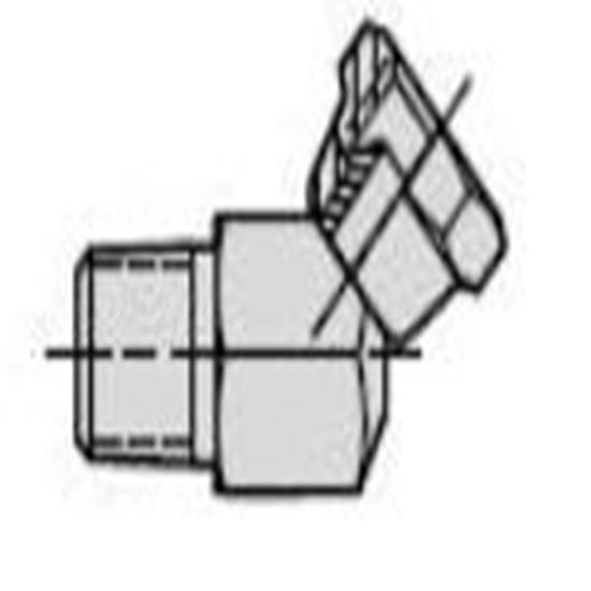 Power Team 9677 Connector Swivel 45 Deg