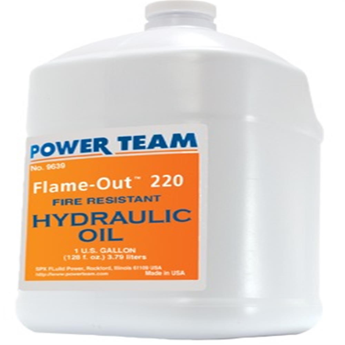 Power Team 9640 Hydraulic Fluid 9.5 L. Flame Out