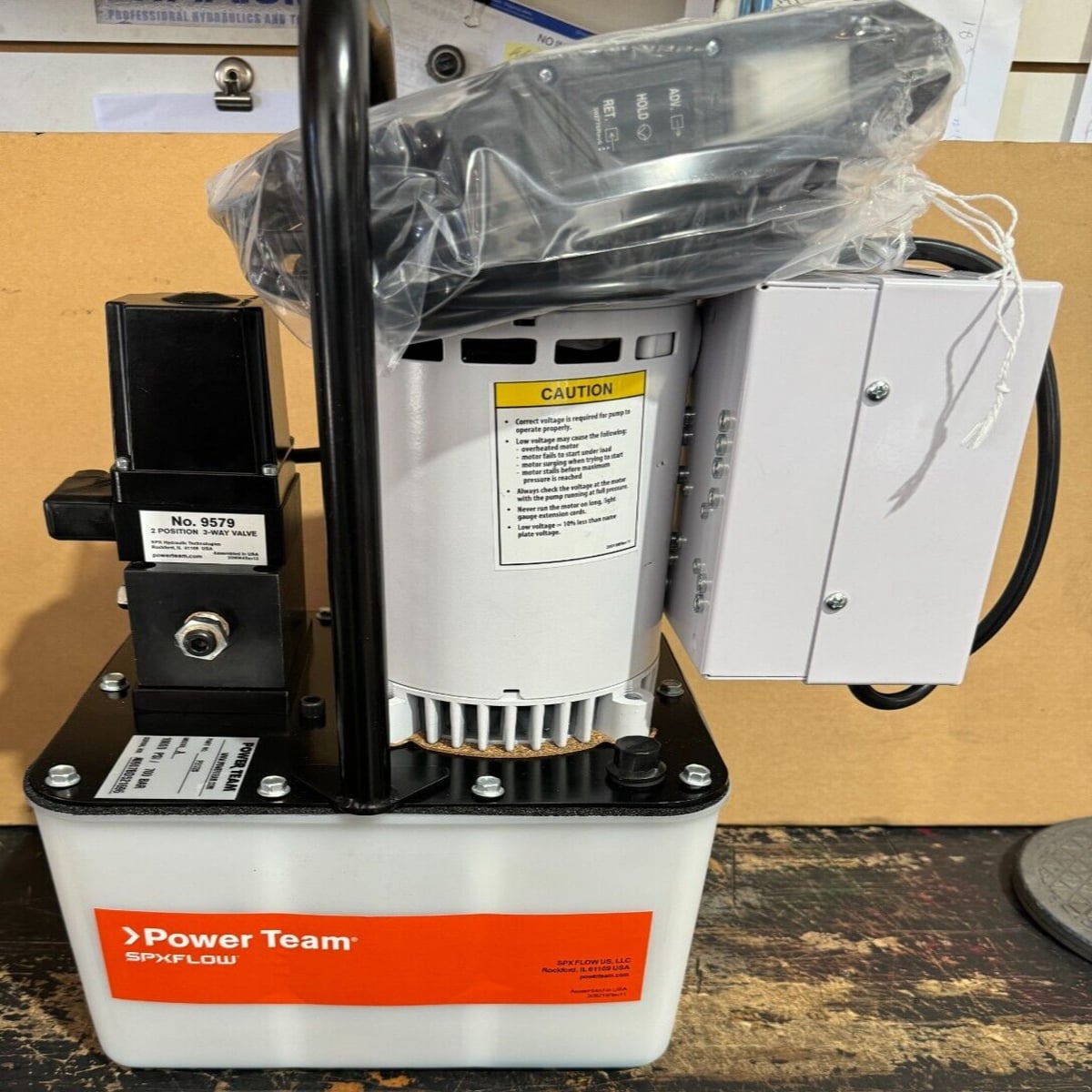 Power Team PE174SM-E220 Pump E Solenoid Metal Tank 220 Volt Ce