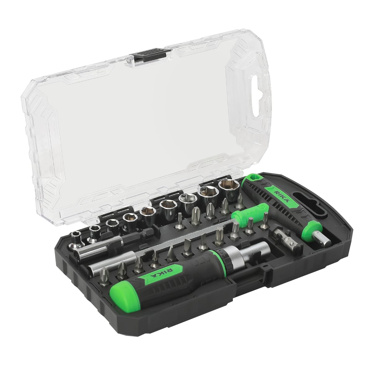 Rikä 29-Piece Professional Ratchet Screwdriver and Bit Set