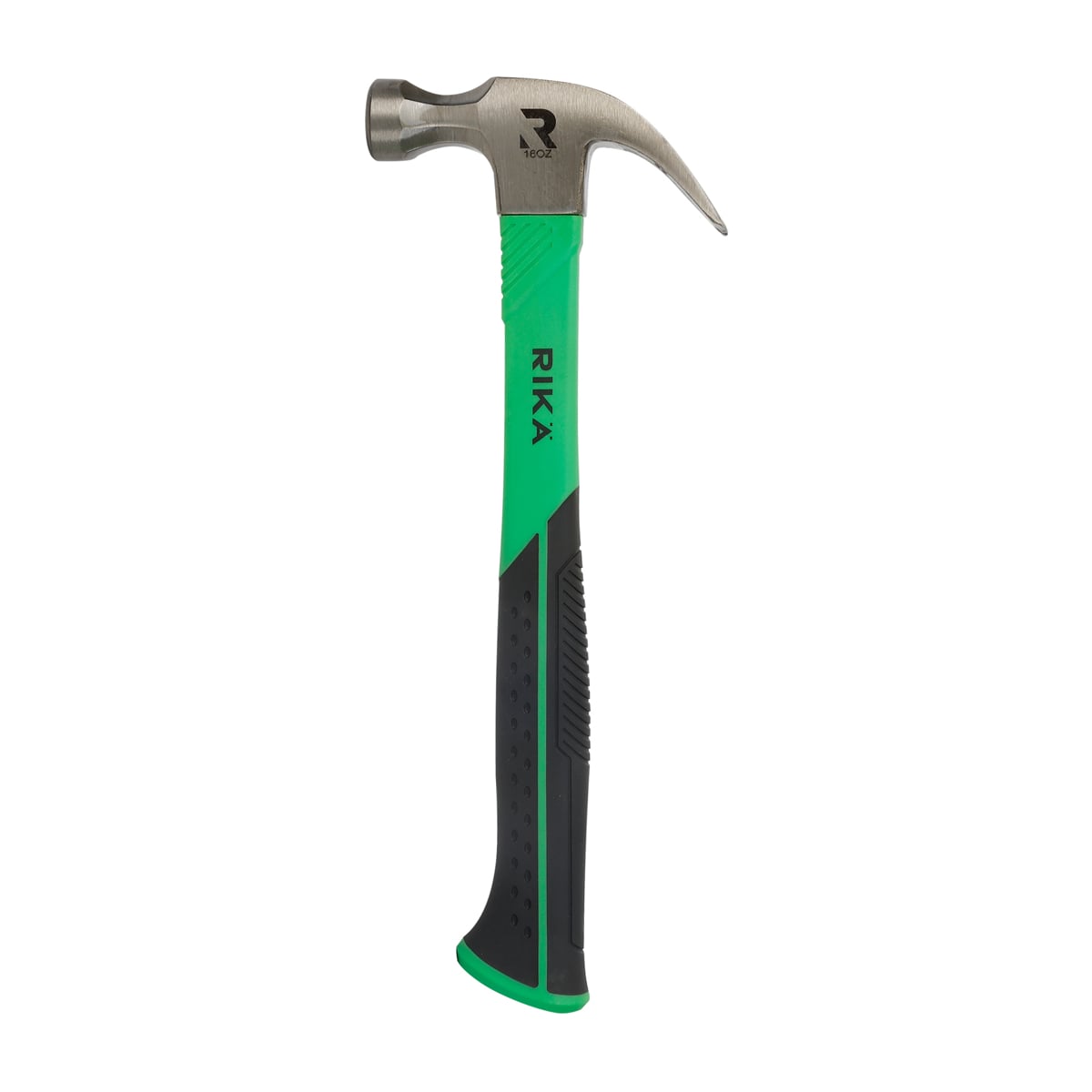 Rikä 16oz Fibreglass Claw Hammer with Soft Grip Handle