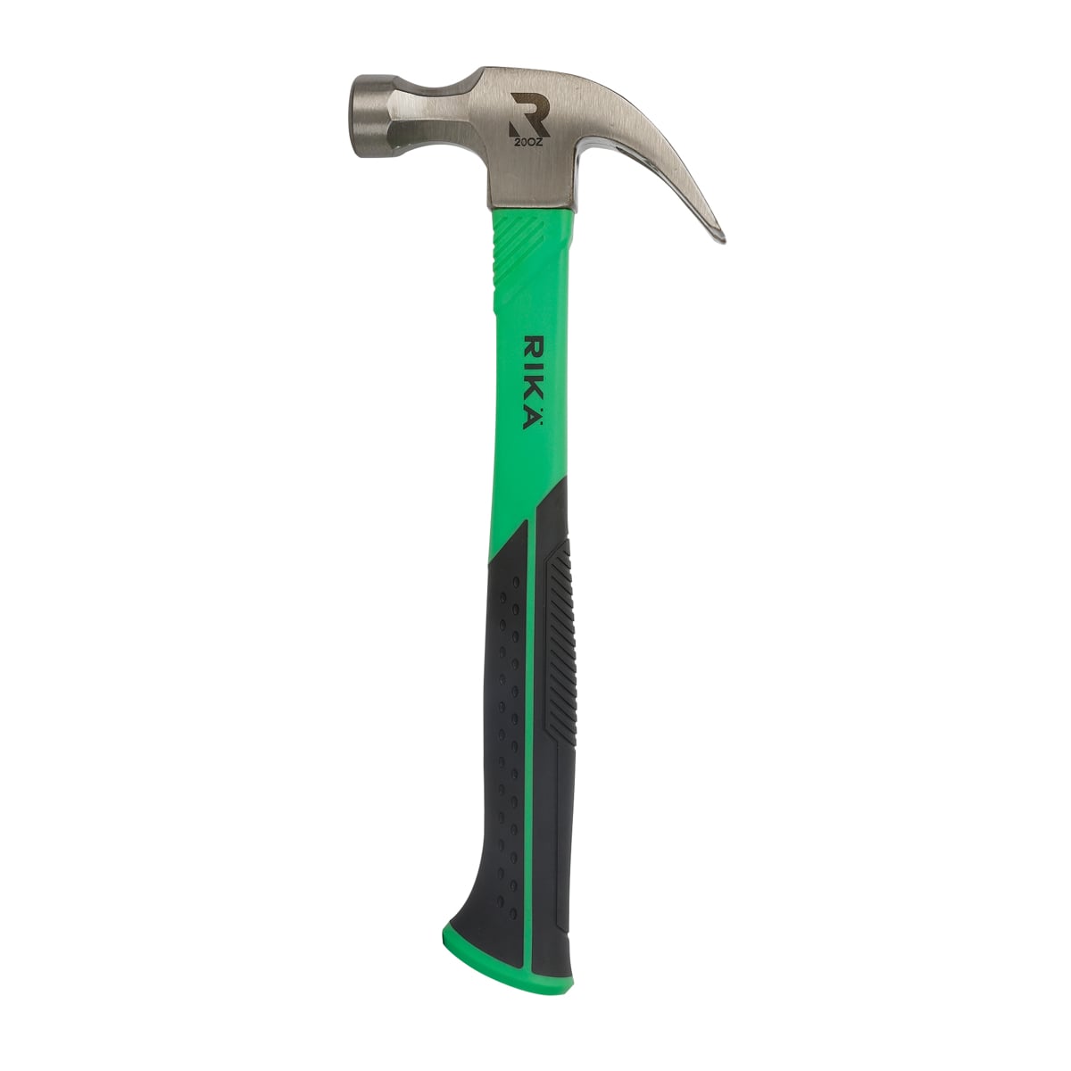 Rikä 20oz Fibreglass Claw Hammer with Soft Grip Handle