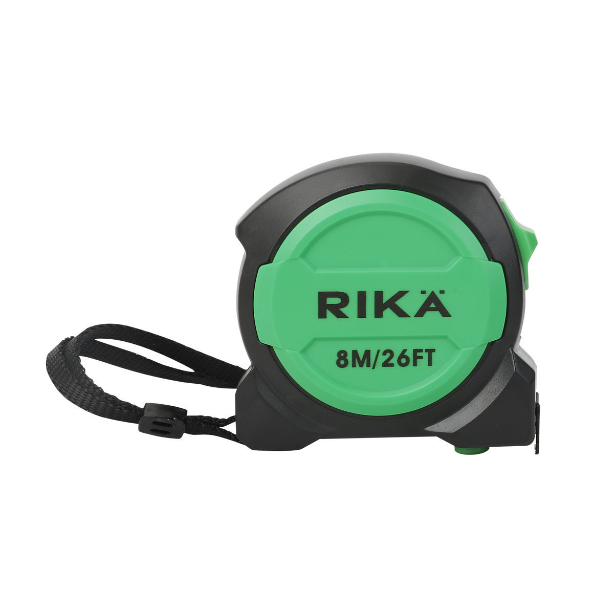 Rikä 8m Triple Lock Tape Measure | High Impact Rubberised Case