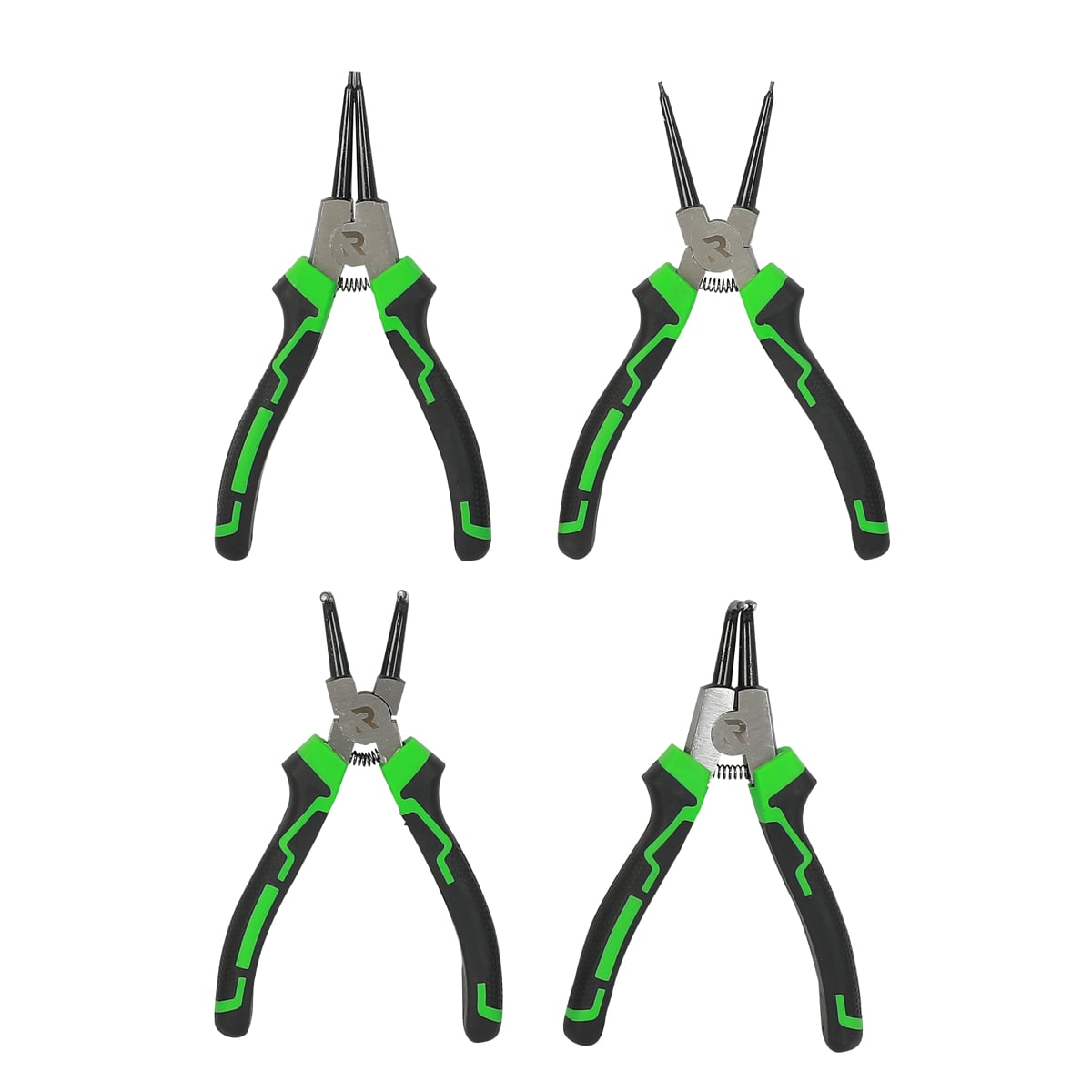 Rikä 4pc 7-inch High Leverage Circlip Pliers Set