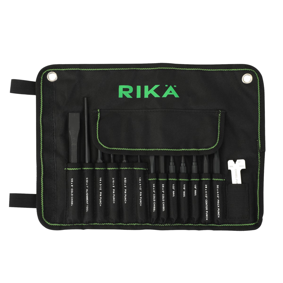 Rikä 14pc Centre Pin Punch and Chisel Set