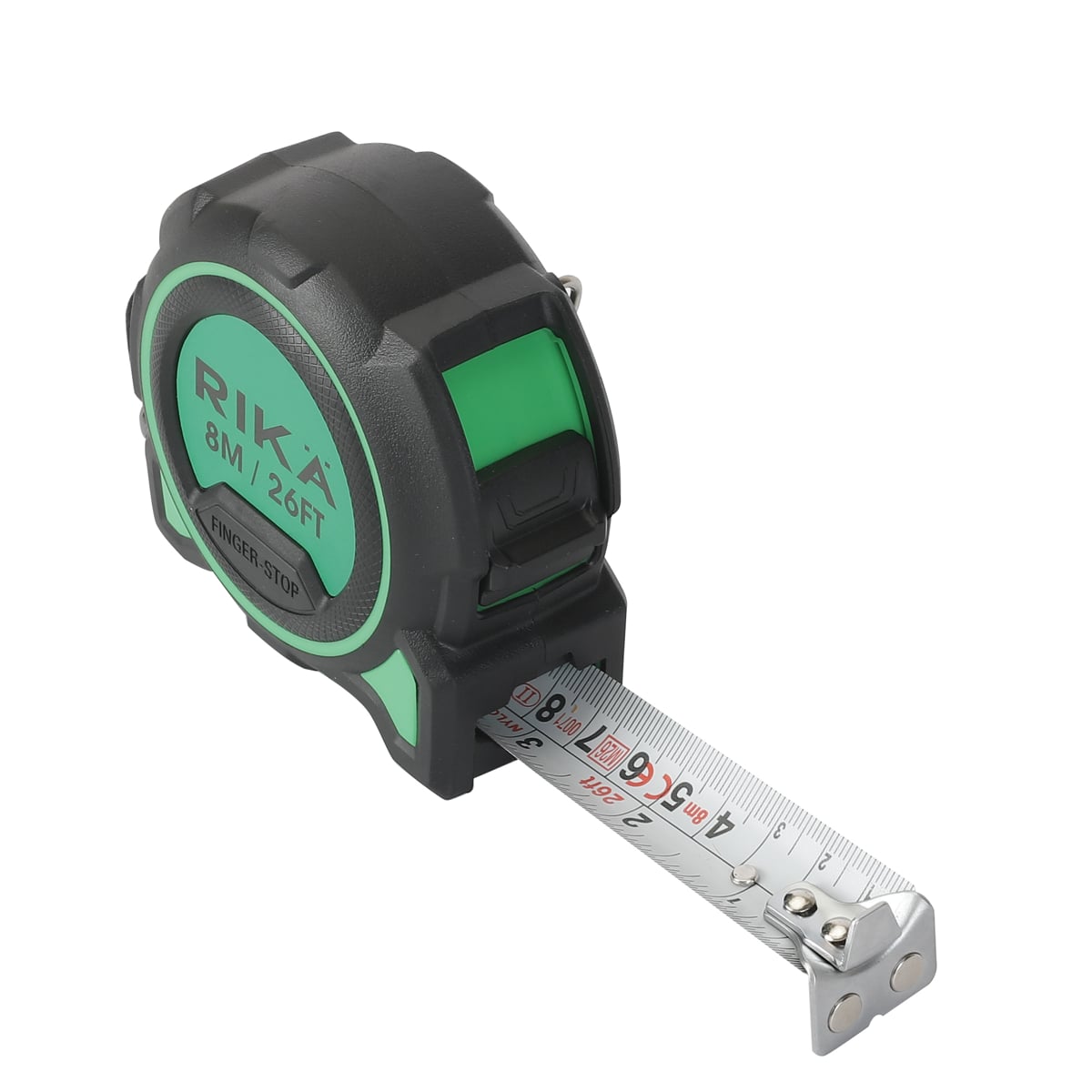 Rikä 8m Heavy Duty Tape Measure | Impact Resistant with 2.8m Standout