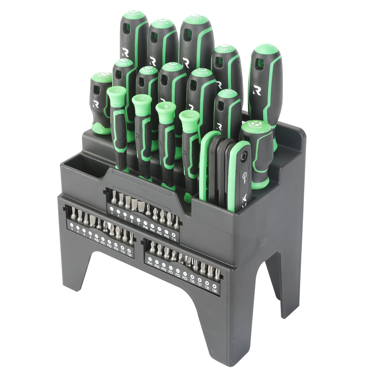 Rikä 54-Piece Professional Screwdriver | Bit and Hex Key Set