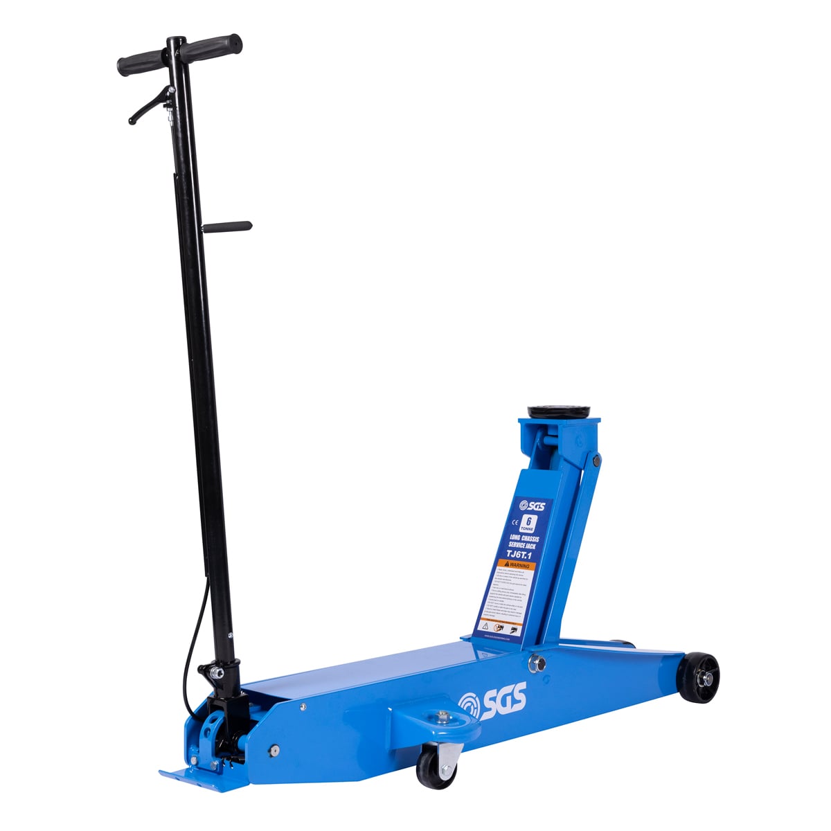 SGS 6 Tonne Professional Service Trolley Jack For Lorry Bus Coach Van | 650mm Lift Height