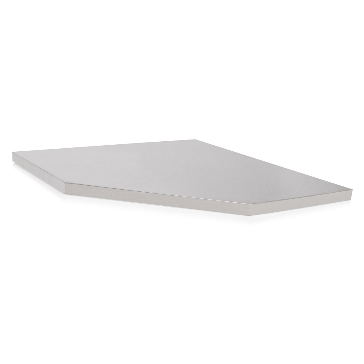 SGS Stainless Steel Worktop | Added Depth | Corner | 1019 x 1019 x 38mm