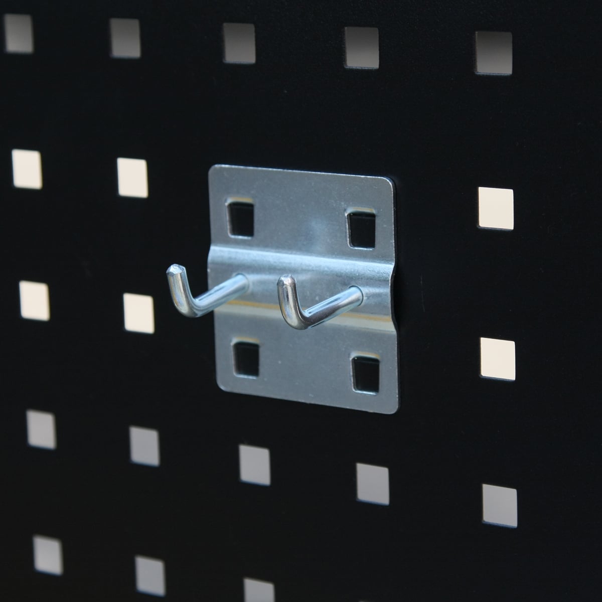 SGS Short Double Hook for Garage Storage Systems Pegboard