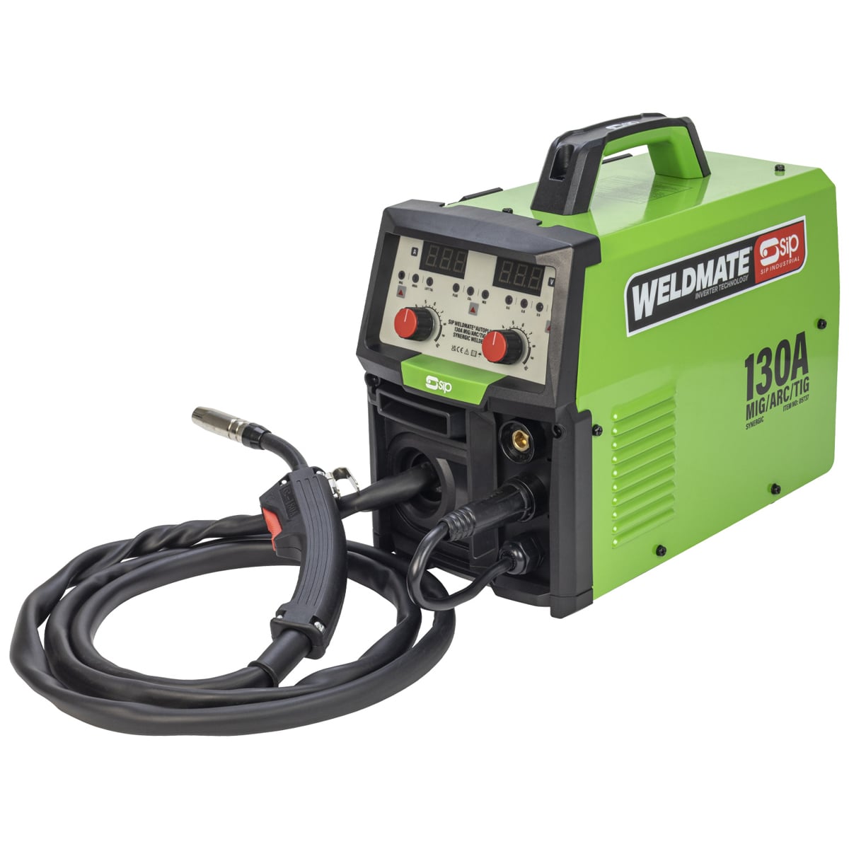 SIP WELDMATE® AUTOPLUS 130A MIG/ARC/TIG Synergic Inverter Welder